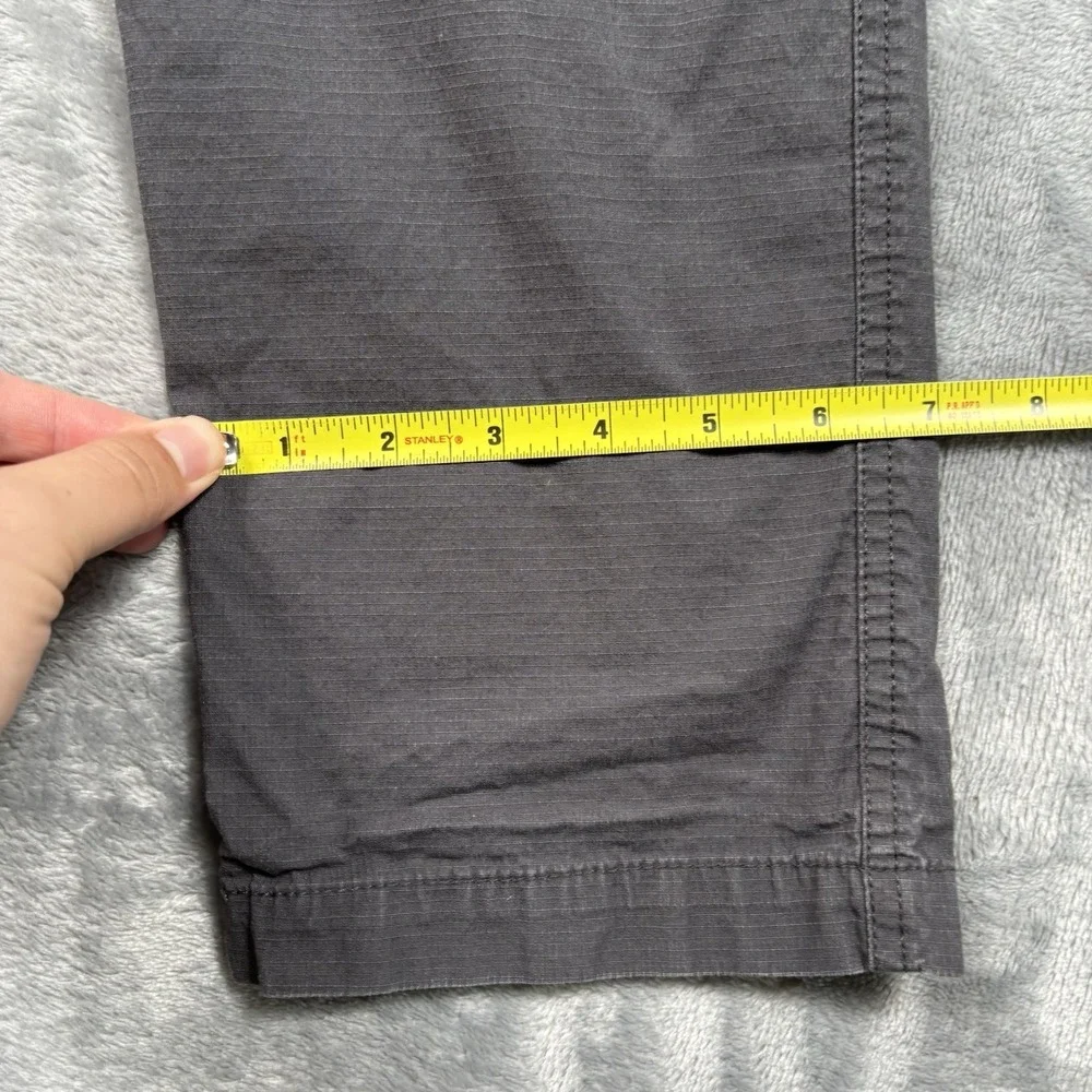 Vuori Pants Men XXL Gray Slim Ripstop Elastic Waist Drawstring Climber V412 - Picture 7 of 8